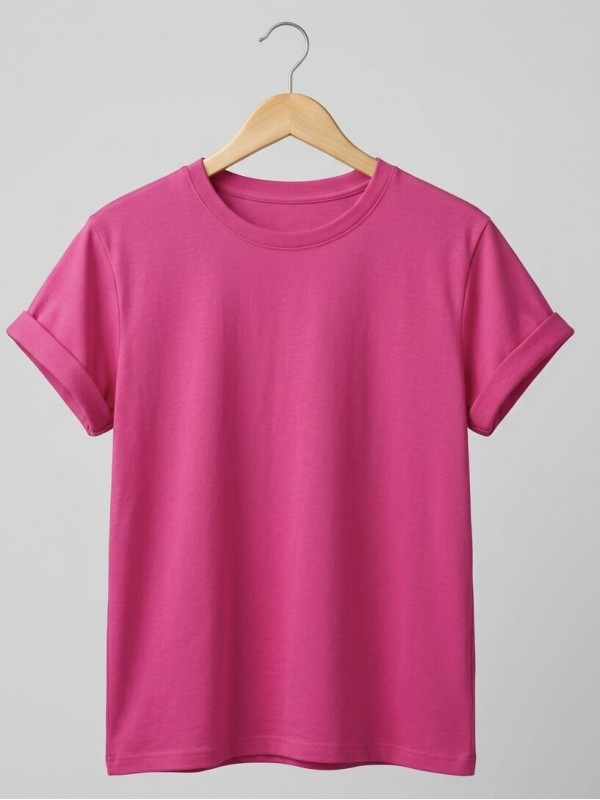Жіноча футболка basic cotton T-shirt  -  Зображення 1