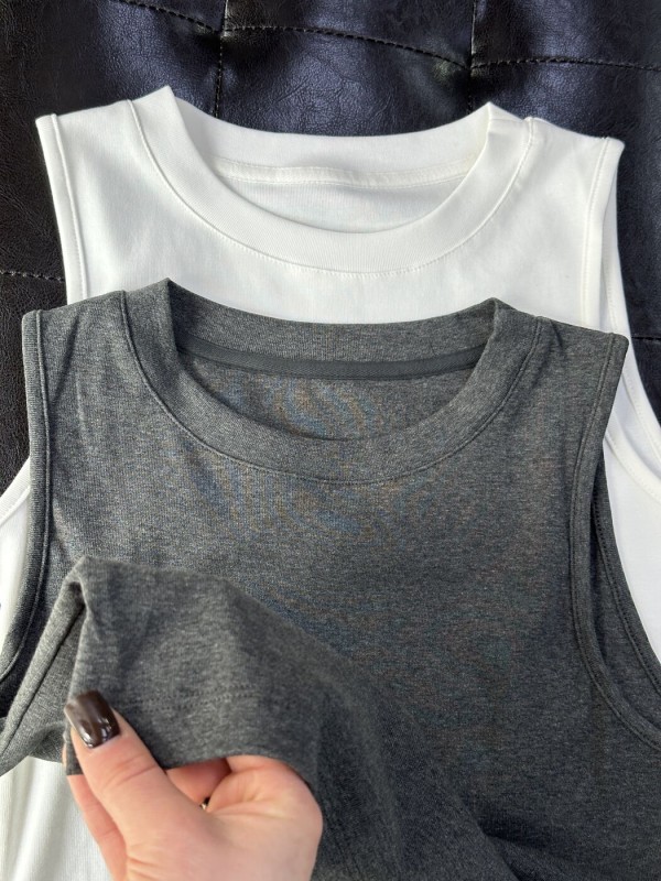 Базовая короткая майка basic cotton top  - Изображение 2