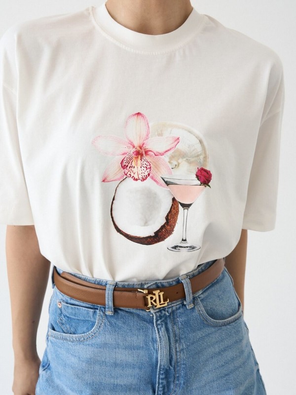 Футболка жіноча з принтом summer vibes