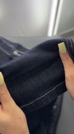 Джинси вільного крою з акцентною строчкою jeans contrast stitch