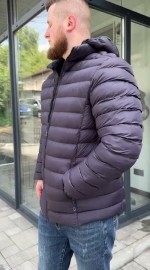 Куртка демісезонна з капюшоном та утеплена зсередини флісом