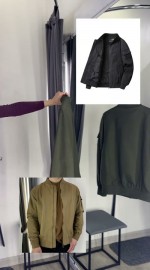 Бомбер в стилі "flight jacket" з бавовни