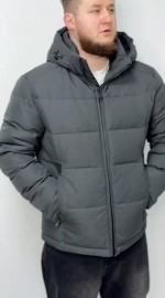 Стильная прошитая мужская зимняя куртка winter core