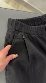 Удобные мужские штаны с поясом на резинке casual pants