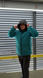 Зимняя теплая куртка оверсайз в виде пуффера