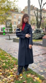 Длинное классическое пальто long cashmere coat