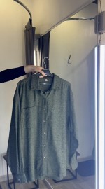 Мужская плотная рубашка на каждый день mono casual
