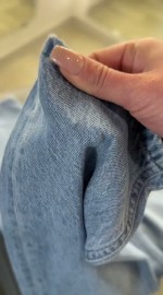 Джинсы мужские свободного кроя casual loose denim