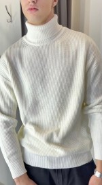 Мужской теплый вязаный оверсайз гольф soft touch knitted