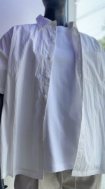 Классическая мужская рубашка с коротким рукавом bright white