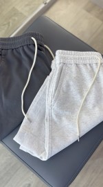 Базові чоловічі шорти з м'якого трикотажу sports gray 