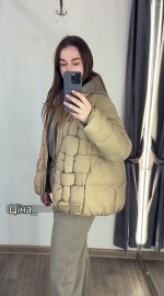 Куртка з плетенням спереду