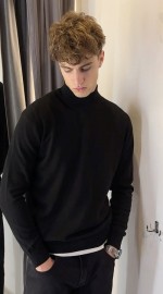 Классический мужской гольф с воротником-стойкой turtleneck sweater