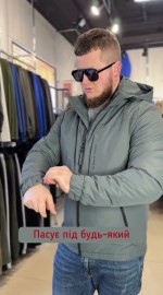 Куртка демисезонная прямая с капюшоном oskar wind