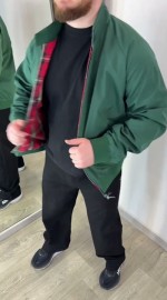 Куртка мужская G9 с красной подкладкой Harrington retro line