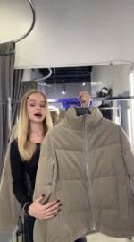 Чоловіча стьобана куртка на блискавці з горизонтальною стібкою insulated jacket