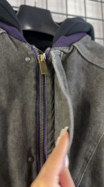 Чоловіча куртка з вінтажним ефектом washed denim