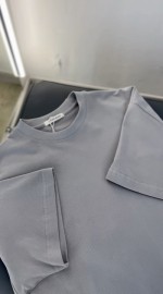 Минималистичная мужская хлопковая футболка textured gray