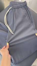 Базовые легкие штаны на резинке с манжетами breeze fit