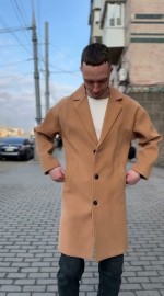 Пальто оверсайз на трьох гудзиках