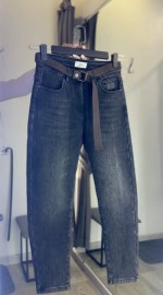 Мужские черные универсальные джинсы с флисовой подкладкой warm denim