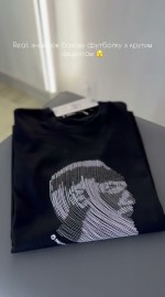 Футболка з вишитим дизайном прямого крою linear silhouette