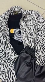 Рубашка с анималистическим принтом zebra