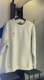 Мягкий мужской свитшот с манжетами и вышитым принтом nordic deer