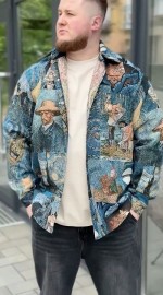 Рубашка гобеленовая с художественным изображением  Van Gogh images